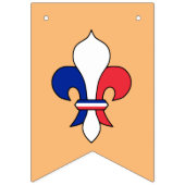 Franse vlag & Fleur De Lys Party Frankrijk / Banne Vlaggetjes (Eerste vlag)