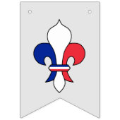 Franse vlag & Fleur De Lys Party Frankrijk / Banne Vlaggetjes (Derde vlag)