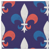 Franse vlag Fleur de Lys Stof (Close Up)