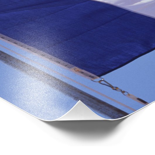 Franse vlag foto afdruk (Hoek)