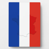 Franse vlag fotoplaat (voorkant)