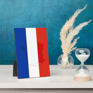 Franse vlag fotoplaat