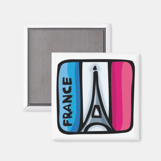 Franse vlag - Frankrijk Magneet (Voorkant / Achterkant)