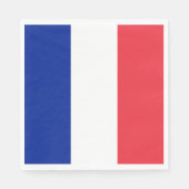 Franse vlag (Frankrijk) Napkins Servet (Voorkant)