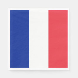 Franse vlag (Frankrijk) Napkins Servet