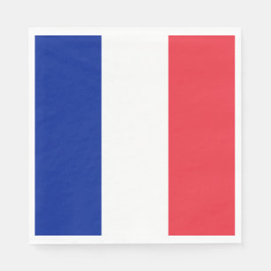 Franse vlag (Frankrijk) Napkins Servet