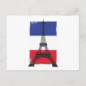 Franse vlag Frankrijk Parijs Briefkaart (Voorkant)