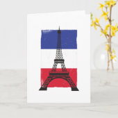 Franse vlag Frankrijk Parijs Kaart (Gele Bloem)