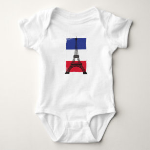 Franse vlag Frankrijk Parijs Romper