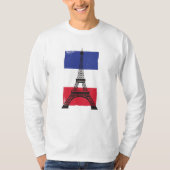 Franse vlag Frankrijk Parijs T-shirt (Voorkant)