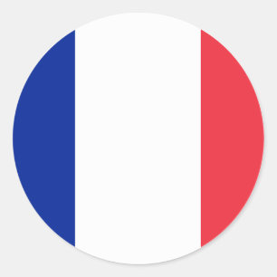 Franse Vlag Frankrijk Sticker – Blauw Wit Rood