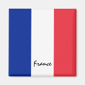 Franse vlag & Frankrijk - vakantie / sport fans Magneet (Voorkant)