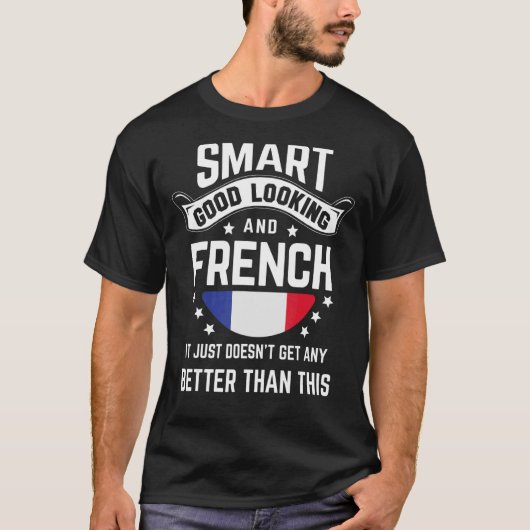 Franse vlag : franse franse rots t-shirt (Voorkant)