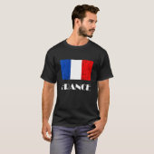 Franse vlag Franse vlag Franse roots Franse trots T-shirt (Voorkant volledig)