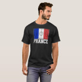 Franse vlag Franse vlag T-shirt (Voorkant volledig)