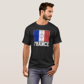 Franse vlag Franse vlag T-shirt (Voorkant volledig)