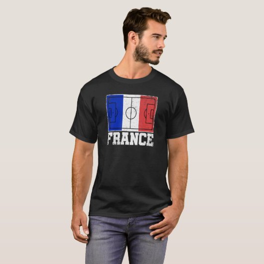 Franse vlag Franse vlag T-shirt (Voorkant volledig)