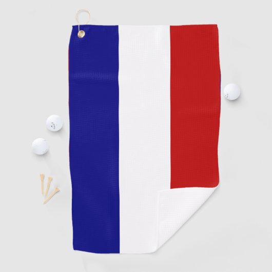 Franse vlag golfhanddoek (Insitu)