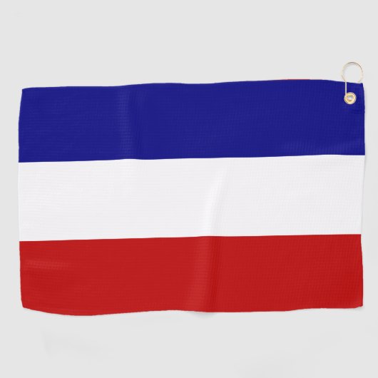 Franse vlag golfhanddoek (Horizontaal)
