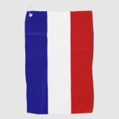Franse vlag golfhanddoek (Voorkant)
