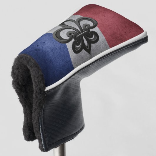 Franse vlag golfheadcover (3/4 voorkant)