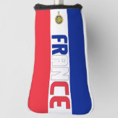 Franse vlag: Groot Patriottisch Golf Head-Hoesje Golfheadcover (Draai 90)