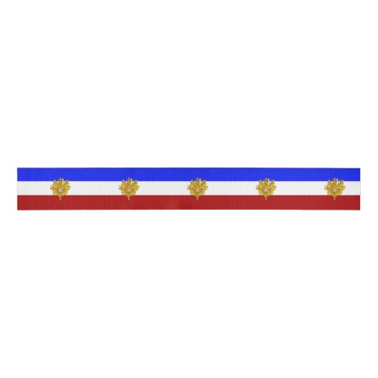 Franse vlag grosgrain lint (Voorkant)