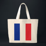 Franse Vlag Grote Tote Bag<br><div class="desc">Franse Vlag</div>