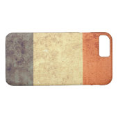 Franse vlag - Grunge Case-Mate iPhone Case (Achterkant (Horizontaal))