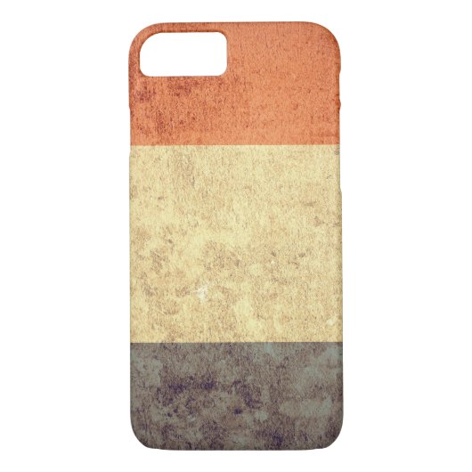 Franse vlag - Grunge Case-Mate iPhone Case (Achterkant)