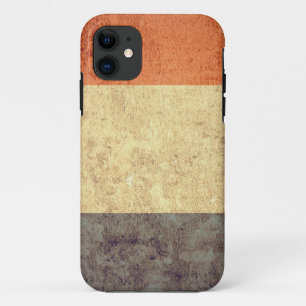 Franse vlag - Grunge iPhone 11 Hoesje