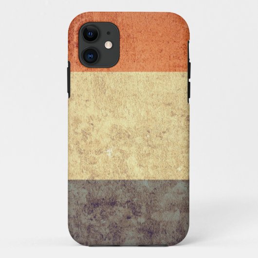 Franse vlag - Grunge Case-Mate iPhone Case (Achterkant)