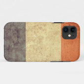 Franse vlag - Grunge Case-Mate iPhone Case (Achterkant (horizontaal))