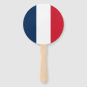 Franse vlag handwaaier (Achterkant)