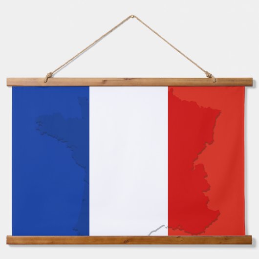Franse vlag hangend wandkleed (Voorkant)