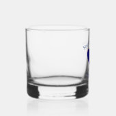 Franse vlag hart gepersonaliseerd whisky glas (Rechts)