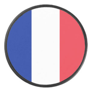 Franse Vlag Hockey Puck