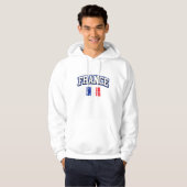 Franse vlag hoodie (Voorkant volledig)