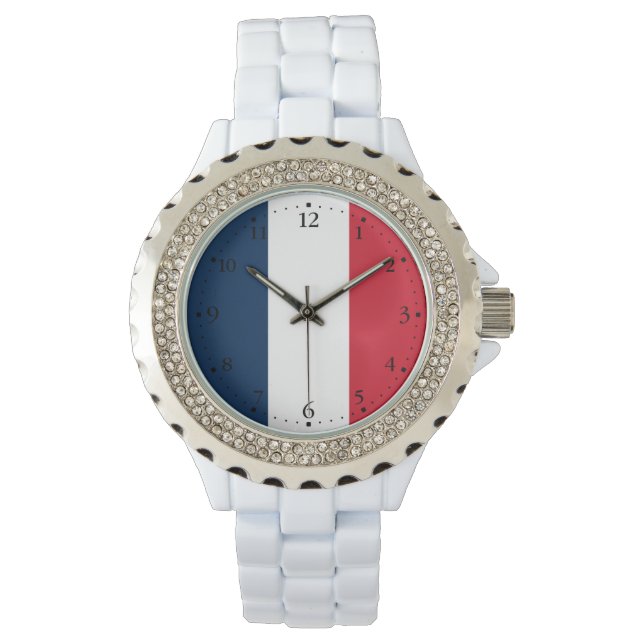 Franse vlag horloge (Voorkant)