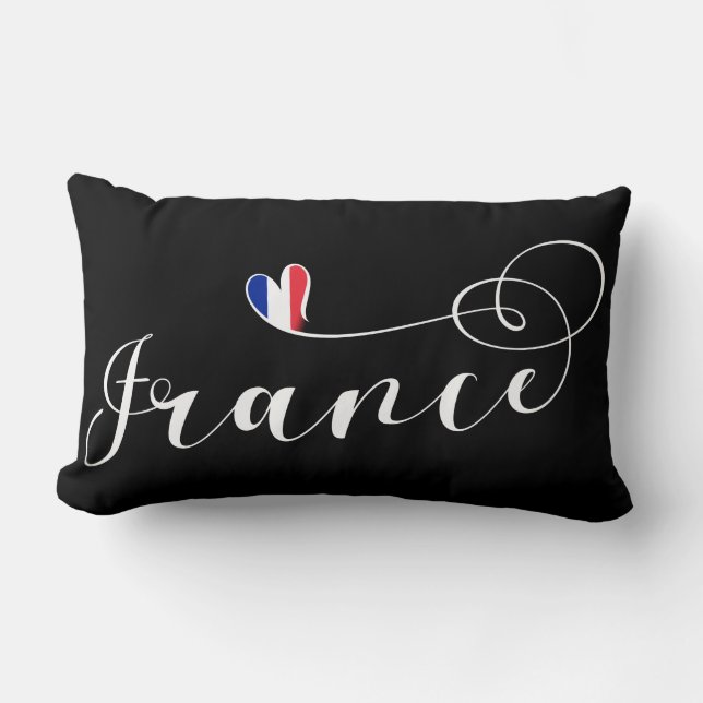 Franse vlag, ik hou van Frankrijk Kussen (Voorkant)