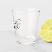 Franse vlag in een hartje , Frankrijk Shot Glas (Rechts)