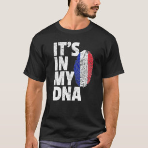 Franse vlag in mijn danskerstgraaf t-shirt