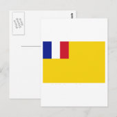 Franse vlag Indochina (1887-1954) Briefkaart (Voorkant / Achterkant)