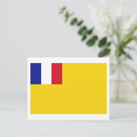 Franse vlag Indochina (1887-1954) Briefkaart (Staand voorkant)