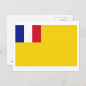 Franse vlag Indochina (1887-1954) Briefkaart (Voorkant / Achterkant)