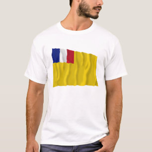 Franse vlag Indochina Waving (1887-1954) T-shirt