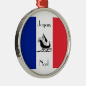 Franse vlag Joyeux Noel Franse kerst ornament (Rechts)