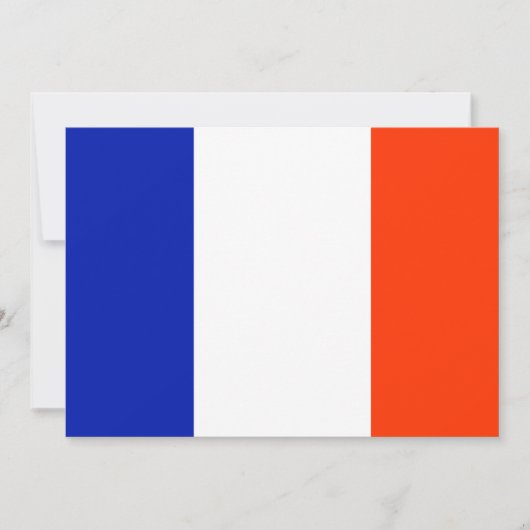 franse vlag kaart (Voorkant)