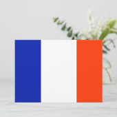franse vlag kaart (Staand voorkant)