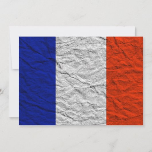 franse vlag kaart (Voorkant)